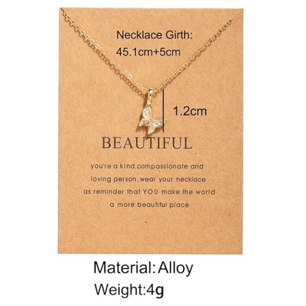 Shining Diva Fashion 5 Pcs Combo Latest Stylish Infinity Butterfly Pearl Necklace Jewellery Set for Women Pendant Necklace Gifts for Girls - Image 2
