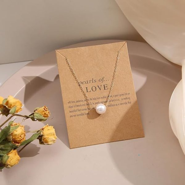 Shining Diva Fashion 5 Pcs Combo Latest Stylish Infinity Butterfly Pearl Necklace Jewellery Set for Women Pendant Necklace Gifts for Girls - Image 3